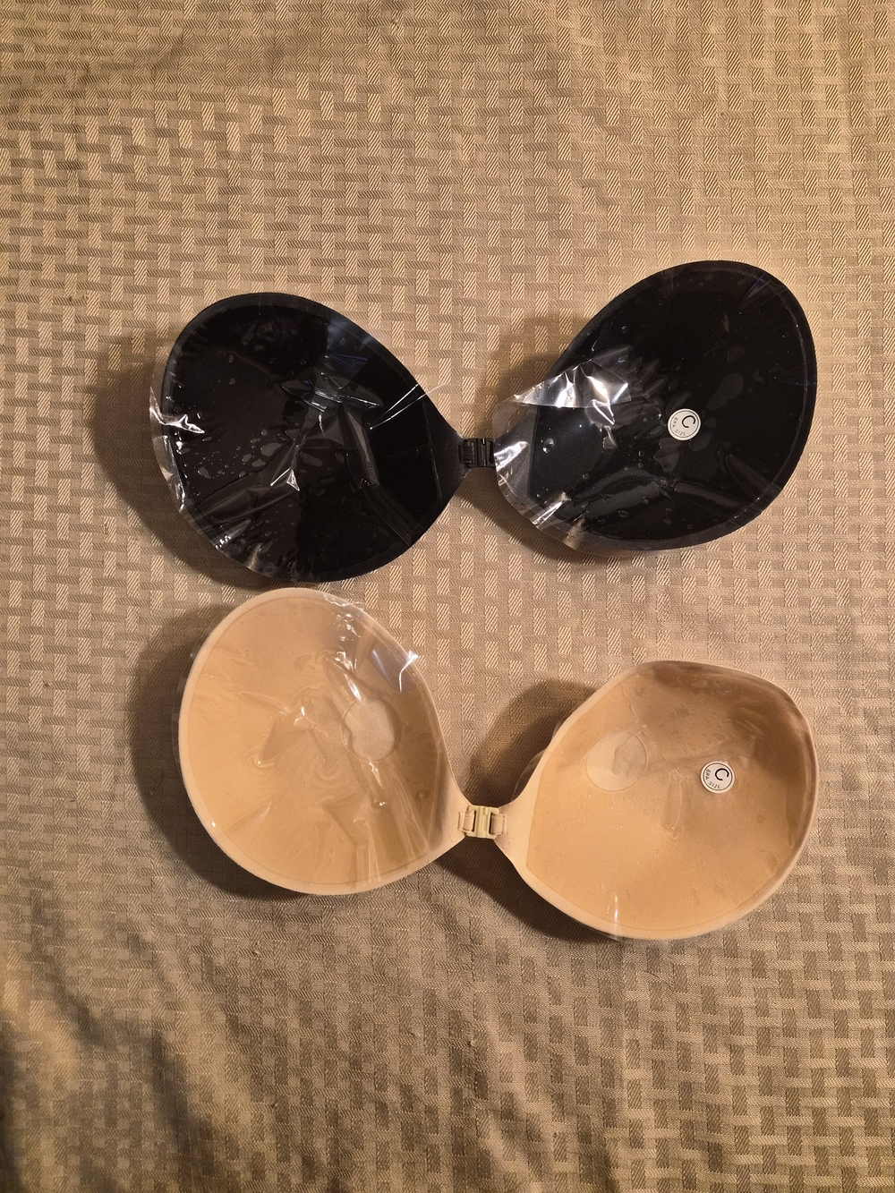 Stick-On Adhesive Bra Duo in Black & Nude